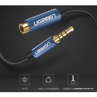 Кабель Ugreen AV118 40674 3.5 мм - 3.5 мм (1.5 м, черный)