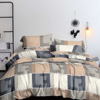 2-спальный комплект постельного белья Alleri Эко Сатин 2сп СС-503