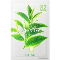  The Saem Маска для лица тканевая Natural Green Tea Mask Sheet (21 мл)