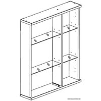  СанитаМебель Шкаф с зеркалом Прованс 101.650 (правый гасиенда)
