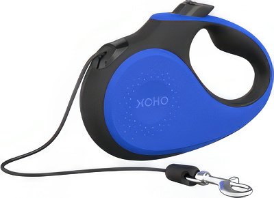 

Поводок-рулетка XCHO Трос 5м (M, синий/черный)