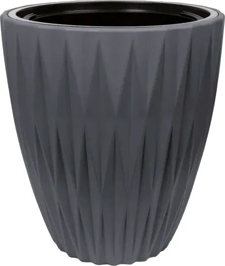 Кашпо Form-Plastic Caro FP-5780-014 (антрацитовый)