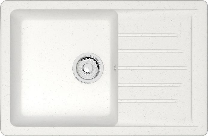 

Кухонная мойка MARRBAXX Карельский камень модель 16/G31 (белый)