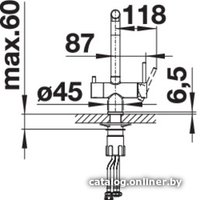 Смеситель Blanco Fontas II (нержавеющая сталь)