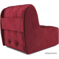 Кресло-кровать Мебель-АРС Барон №2 (бархат, красный Star Velvet 3 Dark Red) в Барановичах