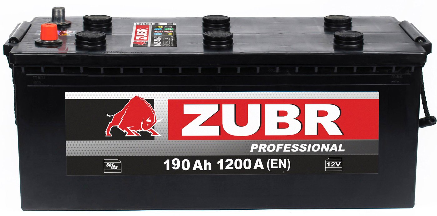 

Автомобильный аккумулятор Zubr Professional L+ Турция (190 А·ч)