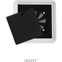 Вентиляционная решетка HOMY AIR квадратный AS100BR 15x15 (черная)