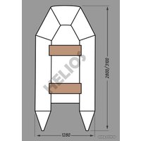 Моторно-гребная лодка Helios Гелиос-28М