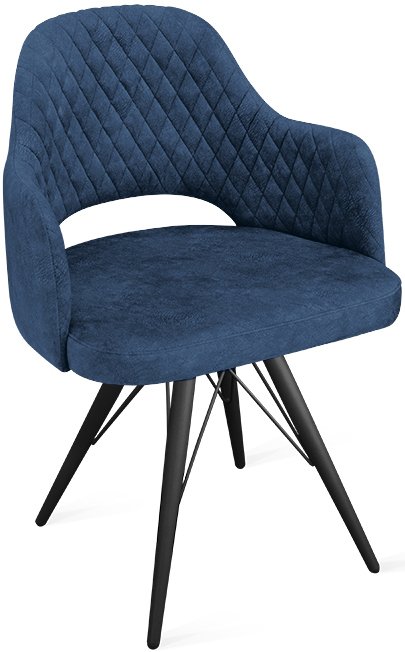 

Стул Трия Калипсо К3 (черный муар/микровелюр Wellmart Blue)
