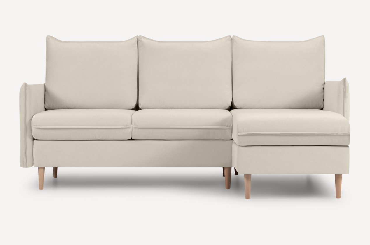 

Угловой диван Divan Слипсон Velvet Milk 260030 (бежевый)