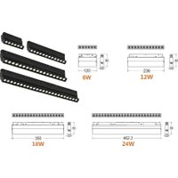 Трековый светильник iLedex Vision Smart 4822-003-L462-24W-38DG-BK