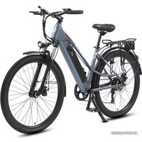 Электровелосипед White Siberia Camry Light (матовый синий)