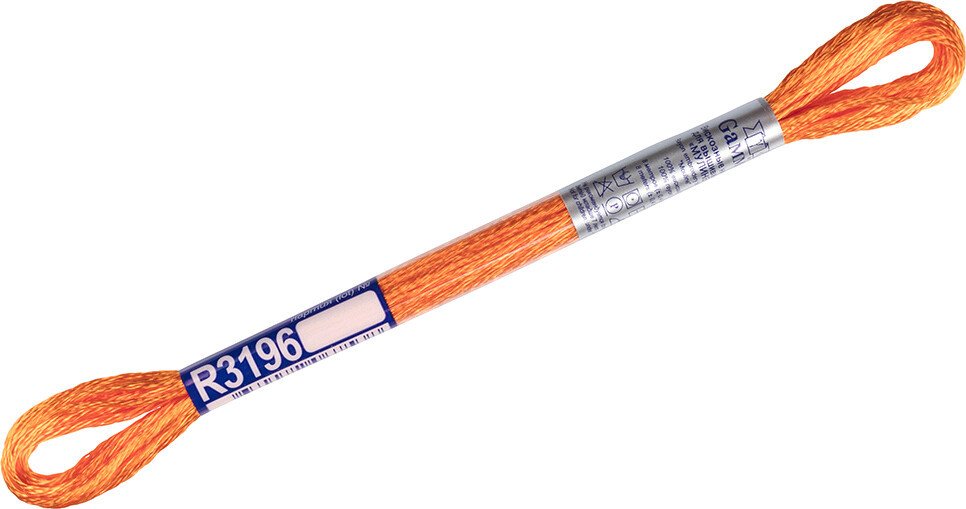 

Нитки для вышивания Gamma Мулине R3196 8 м (яр-оранжевый)