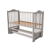 Классическая детская кроватка Incanto Pali универсальная KR-0052/4-А (серый)