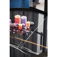 Журнальный столик Калифорния мебель Ориндж (сахара нуар/черный матовый)