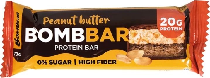 

Протеиновый батончик Bombbar Ореховый Peanut Butter (70 г)