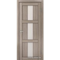 Межкомнатная дверь MDF-Techno Dominika 308 80x200 (дуб дымчатый, лакобель кремовый)