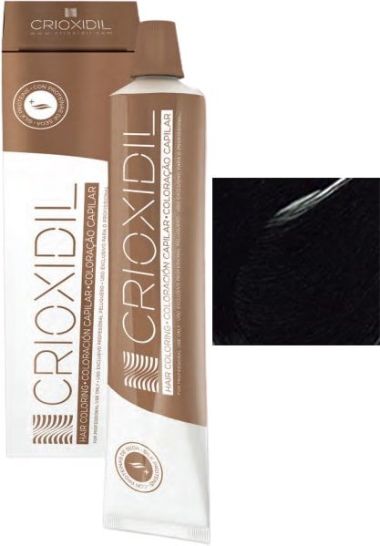 Крем-краска для волос Crioxidil Silk Color 1tc черный