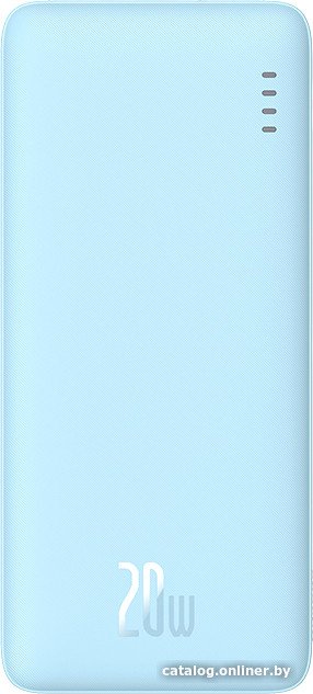 Внешний аккумулятор Baseus Airpow Fast Charge Power Bank 20W 20000mAh (голубой)