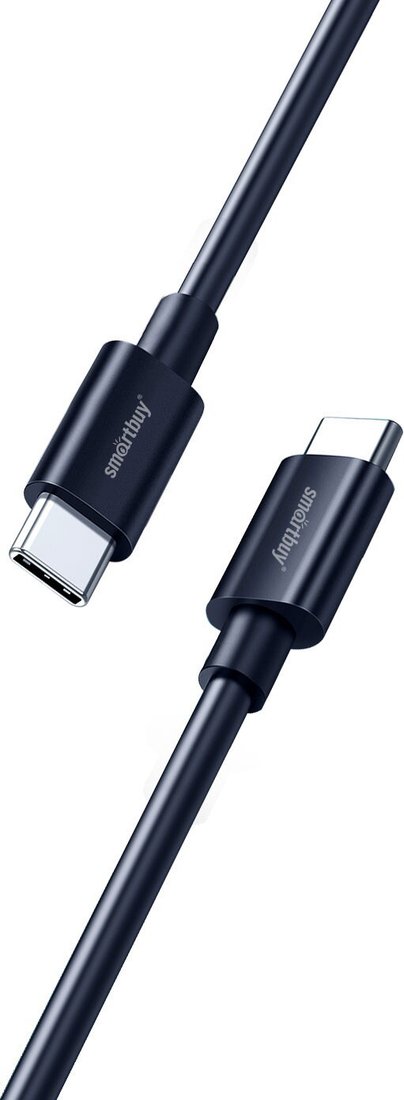 Кабель SmartBuy iK-3112-S73b USB Type-C - USB Type-C (1 м, черный)