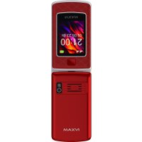 Кнопочный телефон Maxvi E28 (красный)