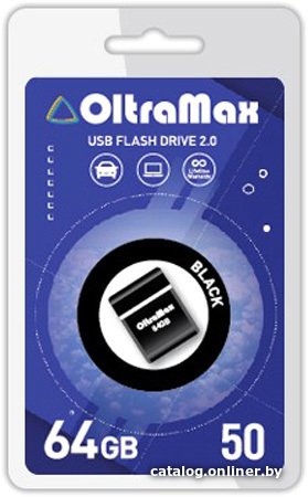 USB Flash OltraMax 50 64GB (черный)