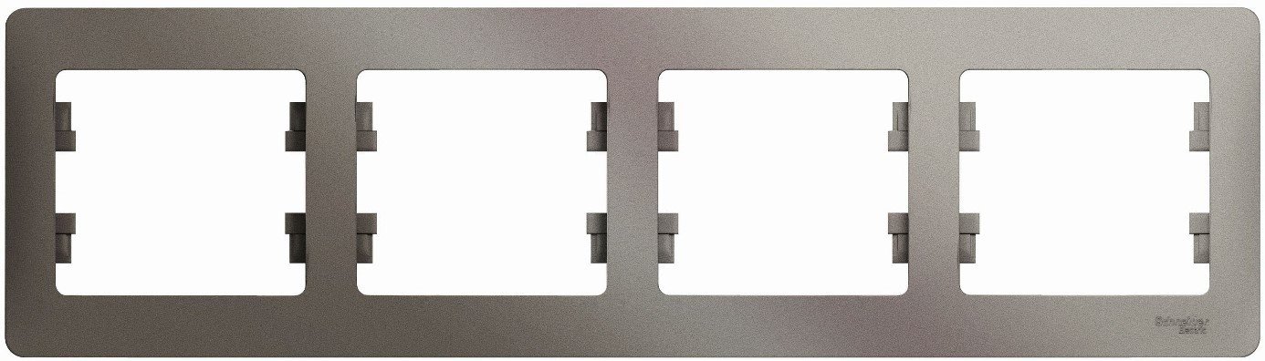

Рамка Schneider Electric Glossa GSL001204