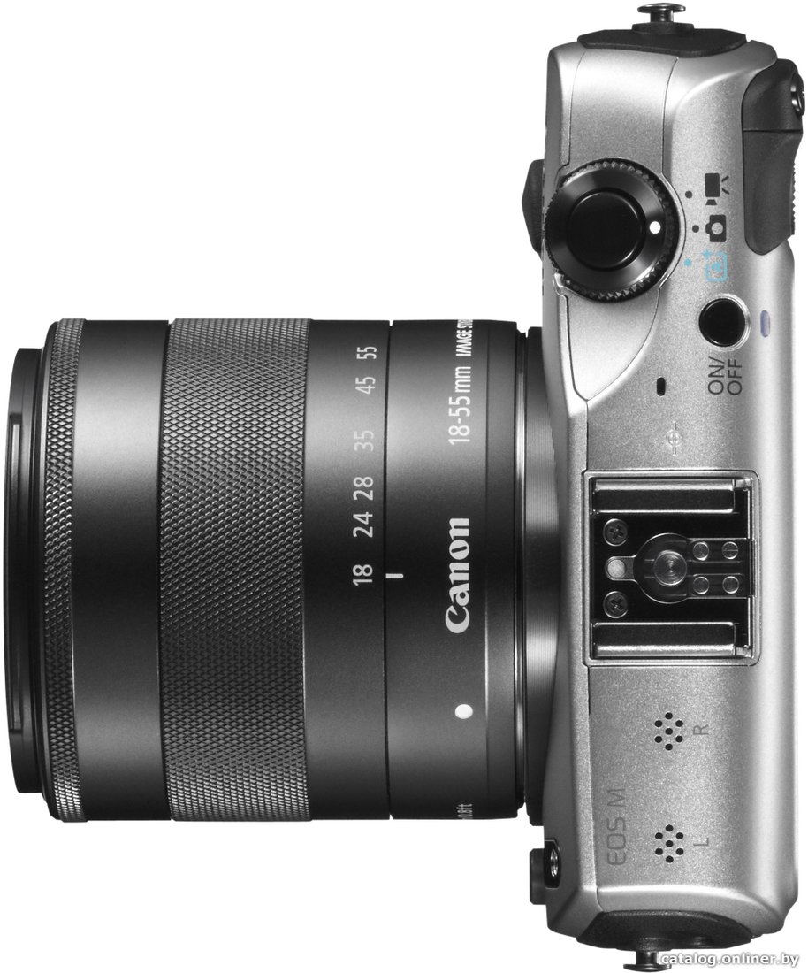 Canon EOS M Kit 18-55mm IS STM беззеркальный фотоаппарат купить в