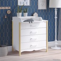 Комод Атон Мебель Felix (белый/натуральный)