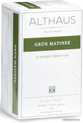 Зеленый чай Althaus Deli Packs Grun Matine 20 шт