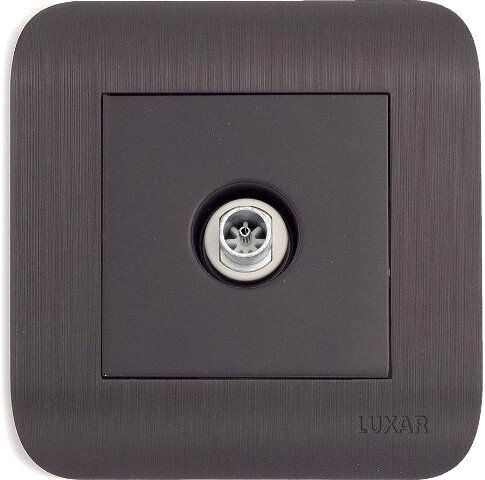 

Розетка телевизионная Luxar Deco 10.040.02 (венге)
