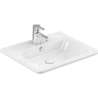  Runo Тумба с умывальником Тоскана 60 + Никсон 60 (подвесная, белый)