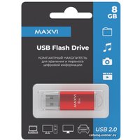 USB Flash Maxvi MP 8GB (красный)