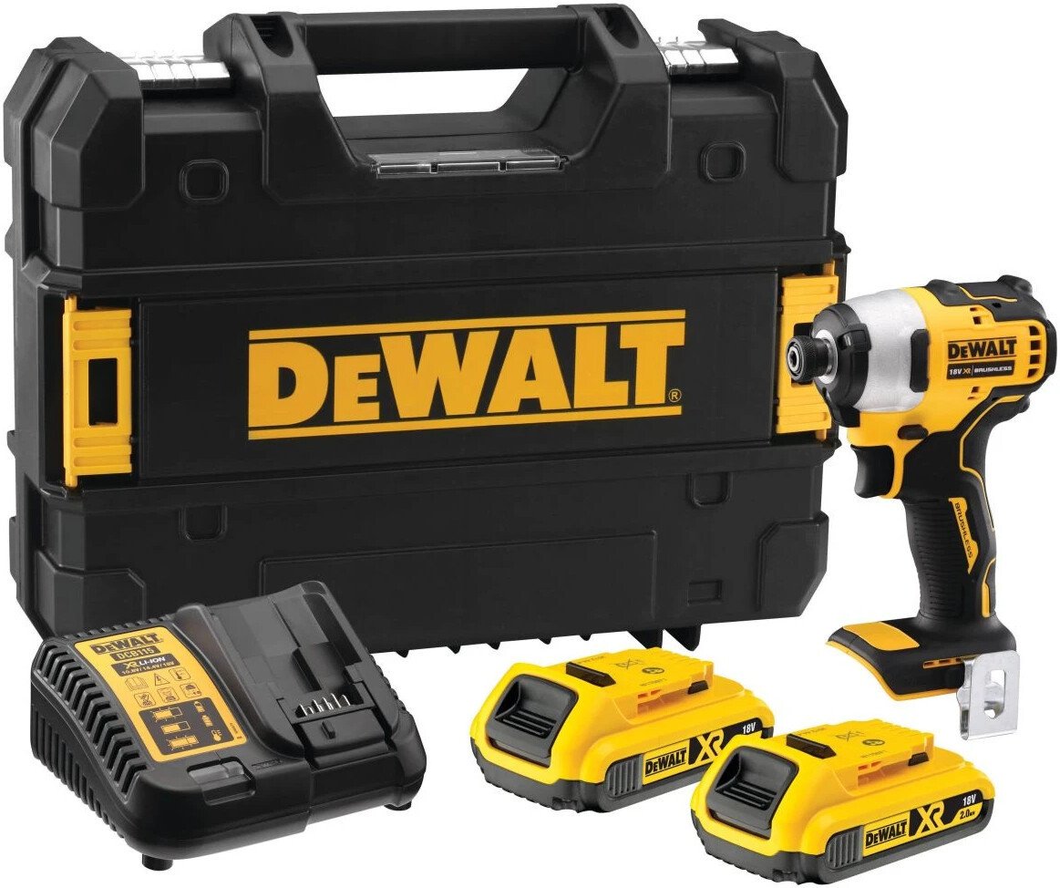 Винтоверт DeWalt DCF809D2T (с 2-мя АКБ, кейс)