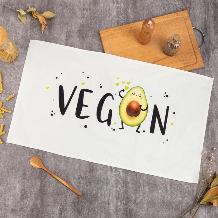 

Полотенце Этель Vegan 5482307 (серый)