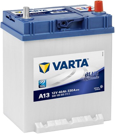 

Автомобильный аккумулятор Varta Blue Dynamic 540 125 033 (40 А·ч)