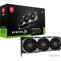 Видеокарта MSI GeForce RTX 4070 Ti Ventus 3X E1 12G