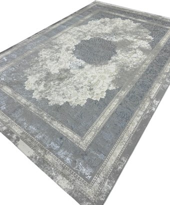 Ковер для жилой комнаты Radjab Carpet Амальфи Прямоугольник A5000A 13656 (1.6x2.3, Cream/L.Grey)