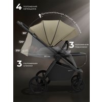 Коляска прогулочная «книга» Sweet Baby SBL Elegante D (светло-зеленый)