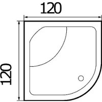 Ванна River 120/120/55 (без экрана)