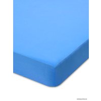 Простыня Мерцана Простыня на резинке 90 см (трикотаж, синий)