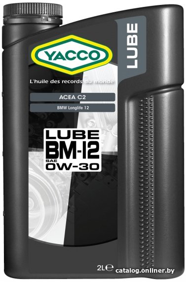 Моторное масло Yacco Lube BM12 0W-30 2л