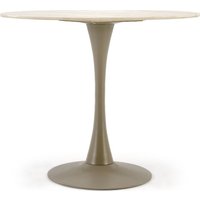 Кухонный стол Halmar Tolio 90/76 (травертин/кашемир)