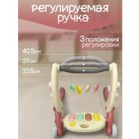 Каталка Bubago Buzzle BG 184-1 (коралловый)