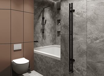 Guardo Pilon Stretto 150x8.5 (черный матовый, водяной)