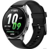 Умные часы Amazfit POP 3R (черный, с силиконовым ремешком)