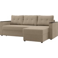 Угловой диван Mio Tesoro Атланта Лайт 111 (Savana Camel)