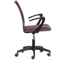 Офисное кресло TetChair Spark флок (коричневый)