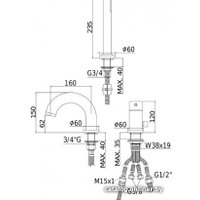 Смеситель Paffoni Light LIG040LCR