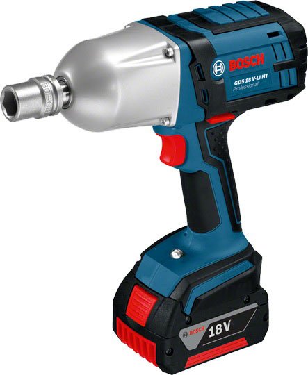 

Гайковерт Bosch GDS 18 V-LI HT Professional 06019B130A (с 2-мя АКБ, кейс)